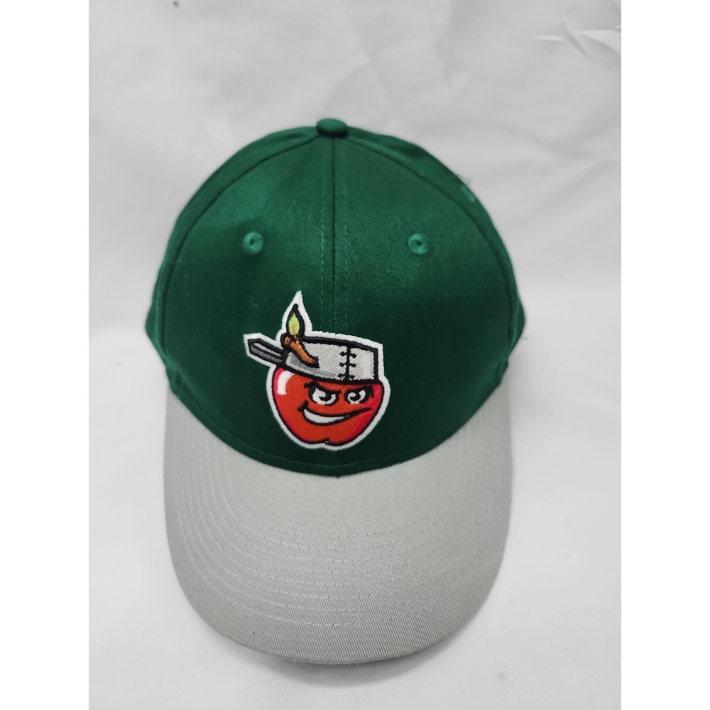 Fort Wayne Tincaps Green Red Apple Logo Baseball Hat Cap Strap Adjustable